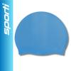 Sporti Kids' Silicone Swim Cap - Blue view 2