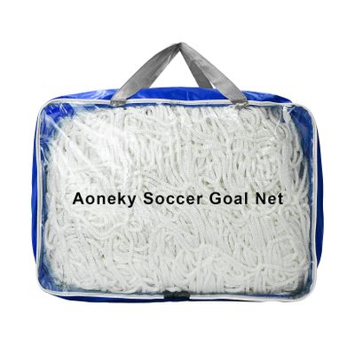 Aoneky 5mm Professional Competition Heavy Duty Soccer Goal Net - 19 lbs per Netting - 24 x 8 Ft - Replacement Full Size Football Post Net - NOT Include Posts