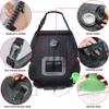NODG 5 Gallons/20L Portable Solar Shower Bag Solar Heating Shower Bag with Removable Hose On-Off Switchable Shower Head for Camping Beach Swimming Outdoor Activities Traveling Hiking Cycling Picnic view 4
