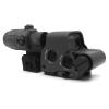 558 Red Green Dot Holographic Sight Reflex Scope with 3X Magnifier Quick Release Mount Combo(Black) view 1