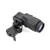 558 Red Green Dot Holographic Sight Reflex Scope with 3X Magnifier Quick Release Mount Combo(Black) view 2