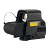 558 Red Green Dot Holographic Sight Reflex Scope with 3X Magnifier Quick Release Mount Combo(Black) view 4