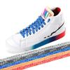 AcrossSea 47" Flat Paisley White Shoelaces 2 Pairs Fashion Sneakers Bandana Shoelaces for Athletic sport/Running Sneakers view 4