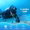 SMACO Scuba Tank with 1L Capacity Mini Scuba Tank Devices Diving Oxygen Tanks Scuba Cylinder Support Underwater Breathing for Underwater Sightseeing/Underwater Work/Backup Cylinder view 2