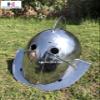 Nautical-Mart Secutor Silver LARP Gladiator ARMOR Helmet view 2