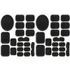 Aoutacc Universal Airsoft Helmet Pads, Helmet Replacement Foam Padding Kits Set Accessories Mats for Fast/Mich/ACH/USMC/PASGT Helmet (Black-2 Sets) view 1