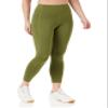 Amazon Essentials Women's Active Sculpt High Waist 7/8 Length Leggings, Dark Olive, X-Large (Previously Core 10) view 1