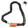INTEKIN 4FT Long 8mm Thick Steel Chain Heavy Duty Bike Lock Anti-Theft Bicycle Chain Lock with 3 Keys for E-Bike, Motorcycle, Fence view 1