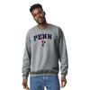 Barnesmith University of Pennsylvania UPenn Quakers Adult Unisex Crewneck Sweatshirt, Spirit, Charcoal Grey, Small view 2