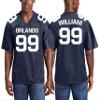 NACRE APPAREL Custom Replica Football Jerseys for Men Front-Back and Shoulder Add Your Team Name Number Jersey (True Navy), 4X-Large view 2