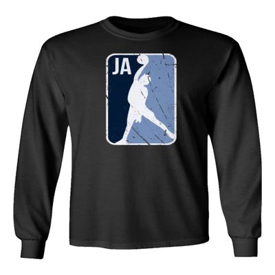 Baku Apparel Air Ja Memphis Star Player Basketball Fans Unisex Long Sleeve T-Shirt (Black, Small)