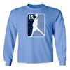 Baku Apparel Air Ja Memphis Star Player Basketball Fans Unisex Long Sleeve T-Shirt (Carolina Blue, Small) view 1