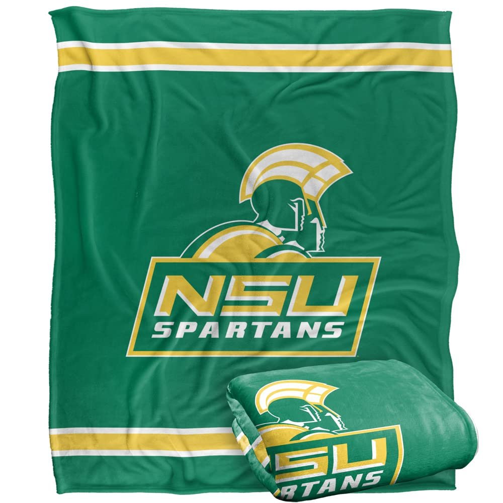 Norfolk State University Blanket, 50"X60" Primary Logo, Silky Touch Super Soft Throw