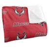 Marist College Blanket, 50"X60" Logo Pattern, Silky Touch Super Soft Throw view 3