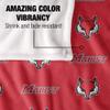 Marist College Blanket, 50"X60" Logo Pattern, Silky Touch Super Soft Throw view 4