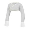 ScratchSleeves | Stay-on Scratch Mitts for Children| Cross-Over | Grey | 3-4 Years view 1