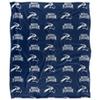 University of North Florida Blanket, 50"X60" Logo Pattern, Silky Touch Super Soft Throw view 2