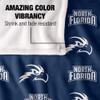 University of North Florida Blanket, 50"X60" Logo Pattern, Silky Touch Super Soft Throw view 4