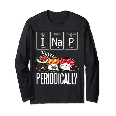 Japanese Anime Kawaii Sushi Napping Long Sleeve T-Shirt
