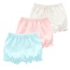 EISHOW Toddler Baby Boys Girls Cotton Bloomers Shorts Kids Triangle Shorts Leggings Polka Dots Solid Diaper Cover (3 Pack B,12-18 Months) view 1