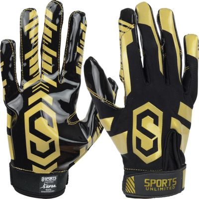 Sports Unlimited Clutch Adult Receiver Football Gloves