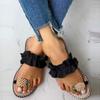 ZBYY Sandals for Women Summer,Pineapple Pearl Flat Sandals Clip Toe Flip Flops Bohemian Casual Slippers Beach Shoes view 2