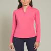 PGA TOUR Women's Sun Protection Long Sleeve Golf Shirt with Under Sleeve Mesh Panel, Beetroot Purple, XX Large view 3