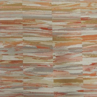 54 in. Palladium Plain & Texture Design Silk Fabric Cloth, Paprika