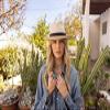 American Hat Makers Caracas Medium Panama Fedora Hat | Wide Brim Design for Men & Women | Classic Summer Beach Hat | Perfect for Travel, Resort, Poolside, Outdoor Parties, and Everyday Wear Natural view 3
