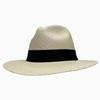 American Hat Makers Caracas Medium Panama Fedora Hat | Wide Brim Design for Men & Women | Classic Summer Beach Hat | Perfect for Travel, Resort, Poolside, Outdoor Parties, and Everyday Wear Natural view 4