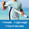 Manual Bilge Pump Large for Boats with 5ft Hose, Hand Water Pump for Kayak Canoe and Dinghy, Portable Handheld Siphon Bailer, 25 GPM Suction, Marine Grade - Better Boat view 2
