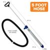 Manual Bilge Pump Large for Boats with 5ft Hose, Hand Water Pump for Kayak Canoe and Dinghy, Portable Handheld Siphon Bailer, 25 GPM Suction, Marine Grade - Better Boat view 3