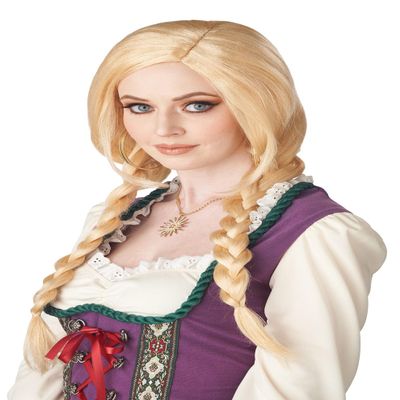 California Costumes, Blonde Braids Wig, Blonde