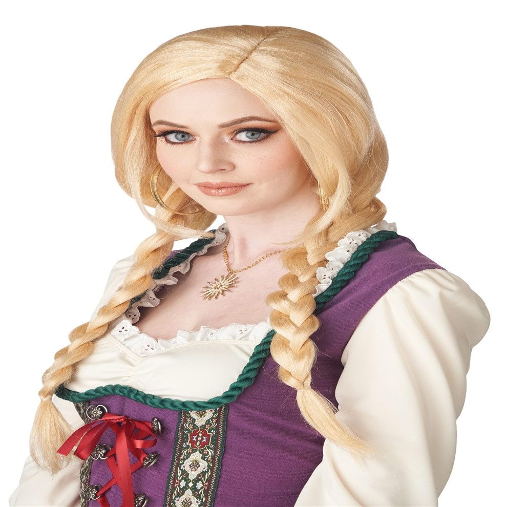 California Costumes, Blonde Braids Wig, Blonde