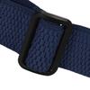 Buyless Fashion Heavy Duty Suspenders for Men - 48" Adjustable Straps 1 1/2" - X Back with Black Plastic Clips - 5147-Navy view 4