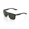 100% Renshaw Square Glacier Style Sunglasses - Durable, Lightweight Active Performance Eyewear w/Rubber Temple Grip & Side Glare Shield view 4