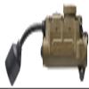 Streamlight 14308 Sidewinder Stalk 76-Lumens Tactical Helmet Light with Flexible Stalk Includes E-Mount in Retail Box, Coyote view 2