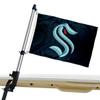 Seattle Kraken Golf Cart Flag Pole and Holder Mounting Bracket view 1