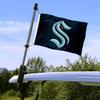 Seattle Kraken Golf Cart Flag Pole and Holder Mounting Bracket view 2