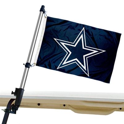 WinCraft Dallas Cowboys Golf Cart Flag Pole and Holder Mounting Bracket