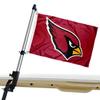 Arizona Cardinals Golf Cart Flag Pole and Holder Mounting Bracket view 1
