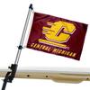 Central Michigan Chippewas Golf Cart Flag Pole and Holder Mounting Bracket view 1