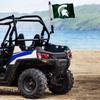 MSU Spartans Golf Cart Flag Pole and Holder Mounting Bracket view 4
