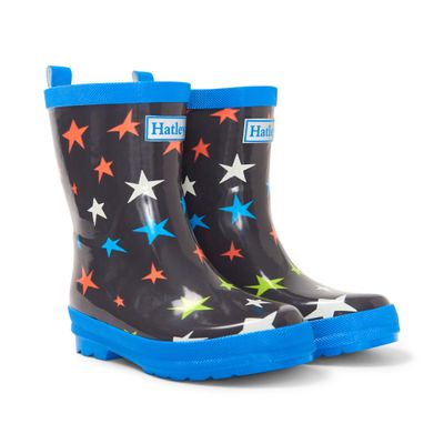 Hatley Girl's Printed Rain Boots, Ombre Stars, 6 Toddler
