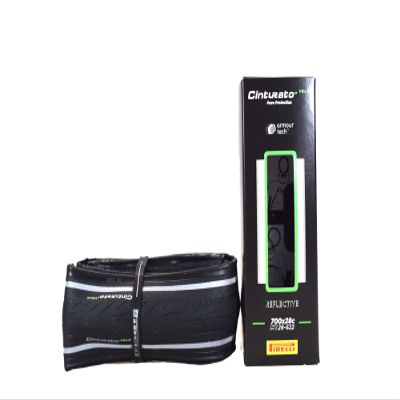 Pirelli Cinturato Velo TLR Reflective 28-622 700 x 28c Road Bike Tire Ultimate Protection for Confidence in Harsh Conditions Versatile Design for Long-Distance Adventures (1 Tire)