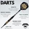 SHOT TAKER CO. EST. 2017 Soft Tip Darts Set - Professional Darts with Customizable Configuration, Aluminum & Plastic Shafts, O-Rings, Flights, Dart Tool, 50PC Extra 2BA Tips (19g-Black C-STC10443) view 4