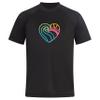 Kanu Surf Girls, Jade Rash Guard UPF 50+ Sun Protection Short Sleeve Swim Shirt, Sun-up Black, 4T view 1