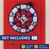 University Games, Lawn Party Collection, Inflatable Dart Ball Game Set with (3) Self Stick Tennis Balls - Fun Indoor + Outdoor Tennis Toss - 24" x 24" view 4
