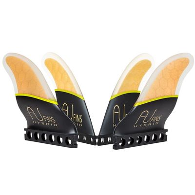 AU Hybrid 2.0 Quad Full Base  AU High Performance Surf Fins