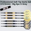 SHOT TAKER CO. EST. 2017 Soft Tip Darts Set - Professional Darts with Customizable Configuration, Aluminum & Plastic Shafts, O-Rings, Flights, Dart Tool, 50PC Extra 2BA Tips (18g-Grey D-STC10444) view 2